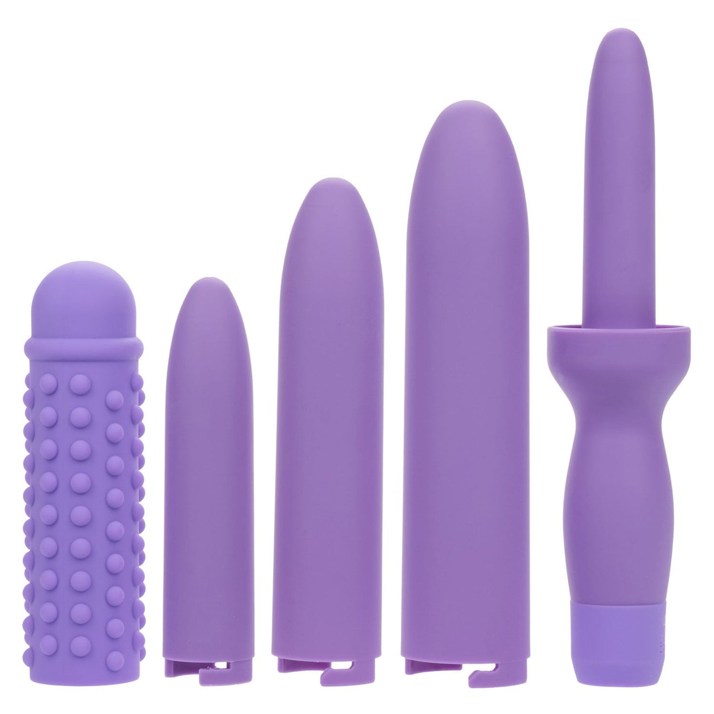 Dr. Laura Berman Dilators Set with Four Locking Sizes and Premium Silicone Textured Sleeve in Purple > Sex Toys > Dilators - Tophatter Daily Deals