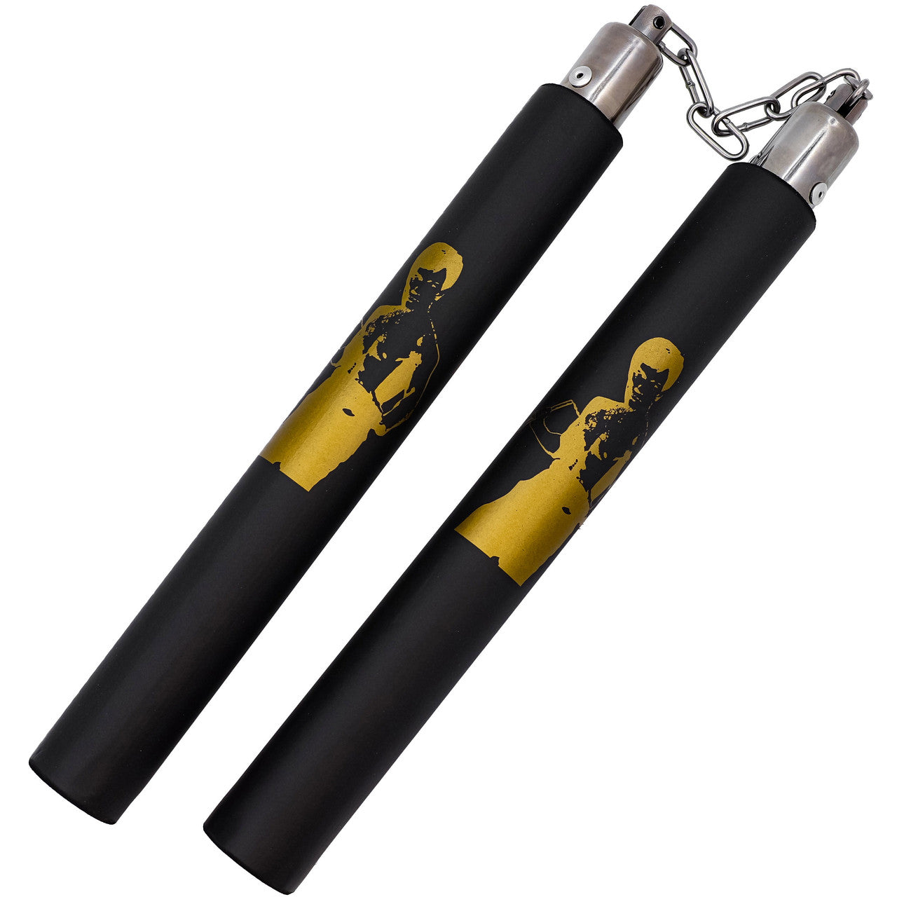 Dragon Style Bruce Lee Black Foam Training Nunchucks ninja & martial arts - Tophatter Daily Deals