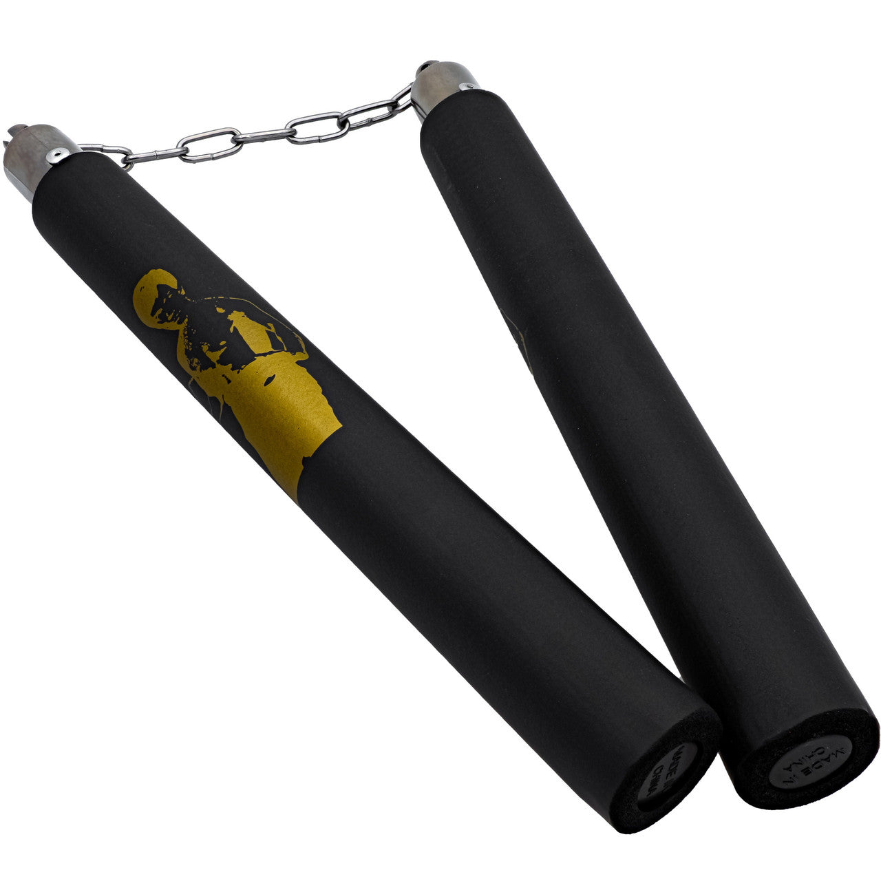 Dragon Style Bruce Lee Black Foam Training Nunchucks ninja & martial arts - Tophatter Daily Deals