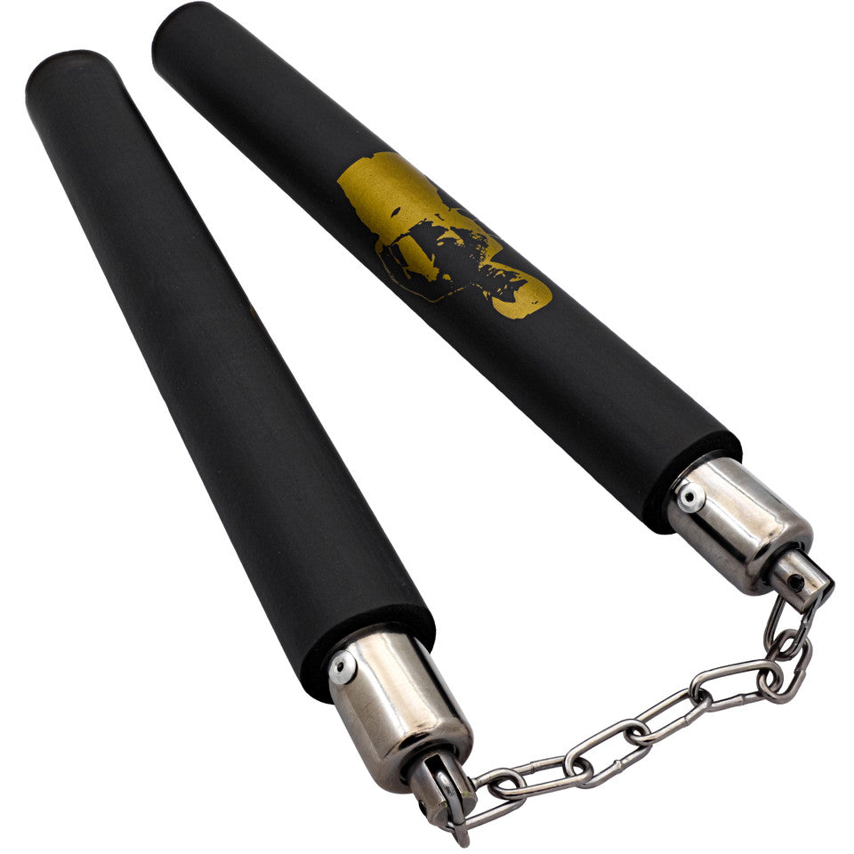 Dragon Style Bruce Lee Black Foam Training Nunchucks ninja & martial arts - Tophatter Daily Deals