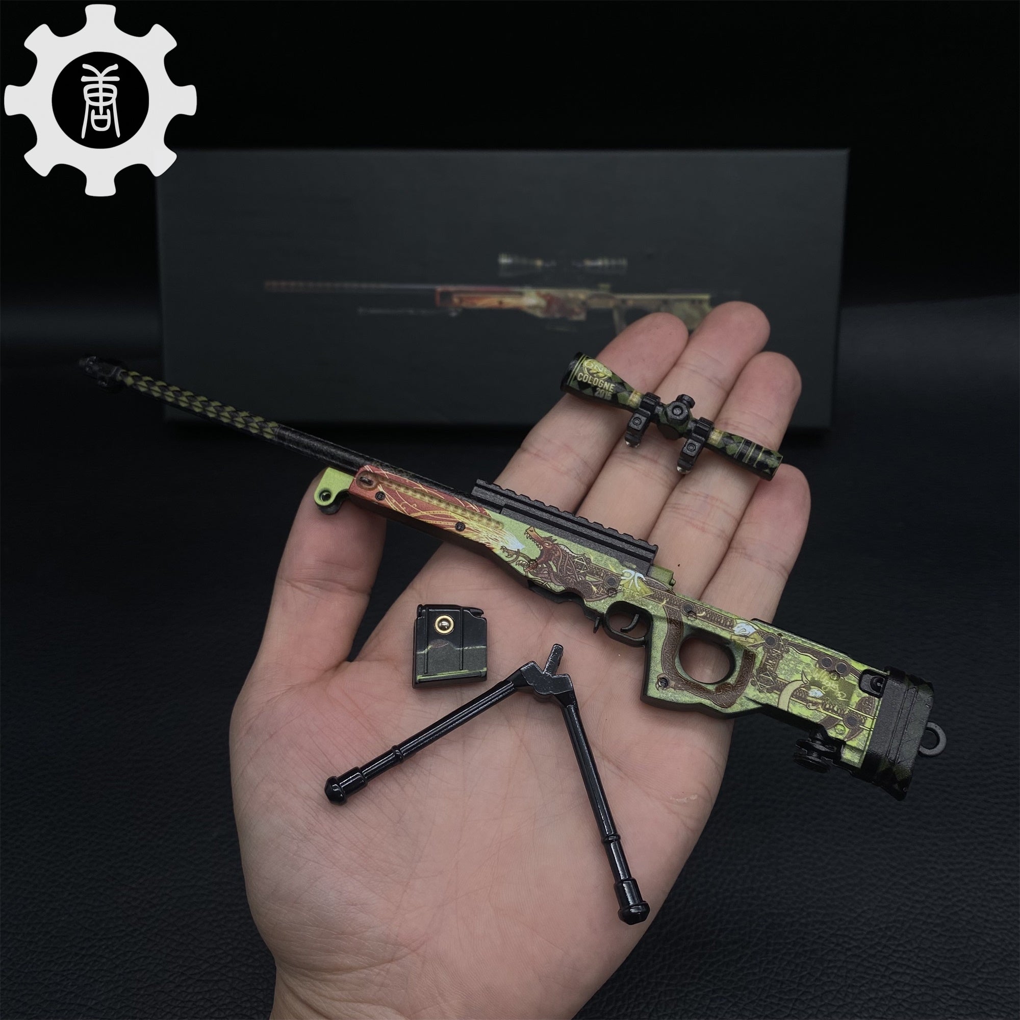 Dragon Lore & Gungnir AWP Miniature Metal Replica - Tophatter Daily Deals