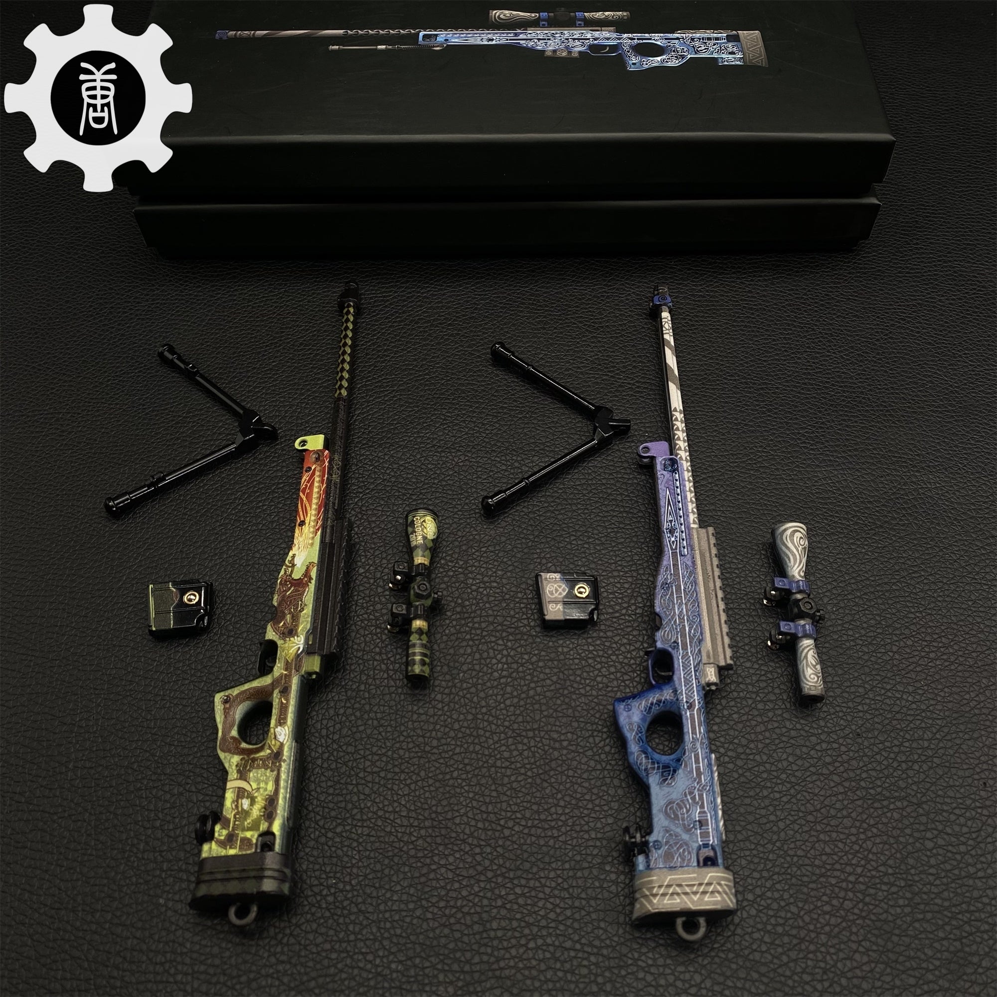 Dragon Lore & Gungnir AWP Miniature Metal Replica - Tophatter Daily Deals