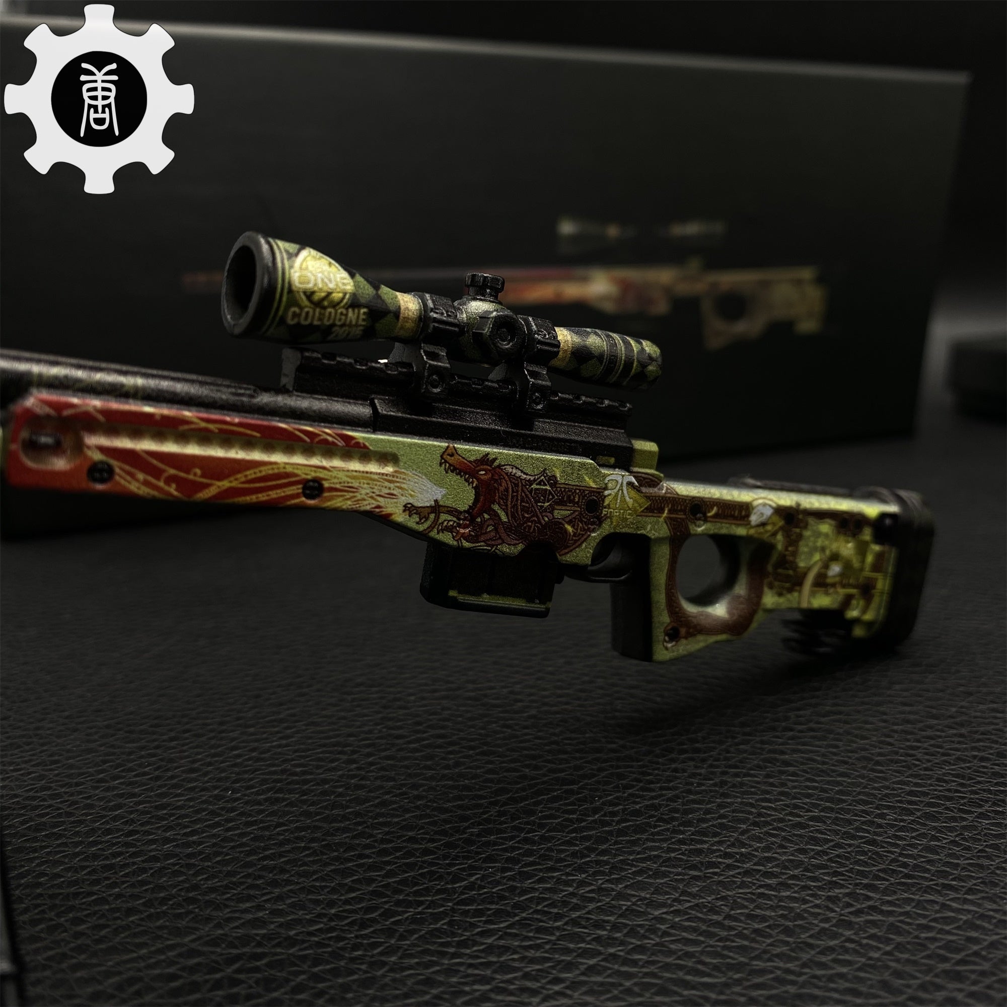 Dragon Lore & Gungnir AWP Miniature Metal Replica - Tophatter Daily Deals