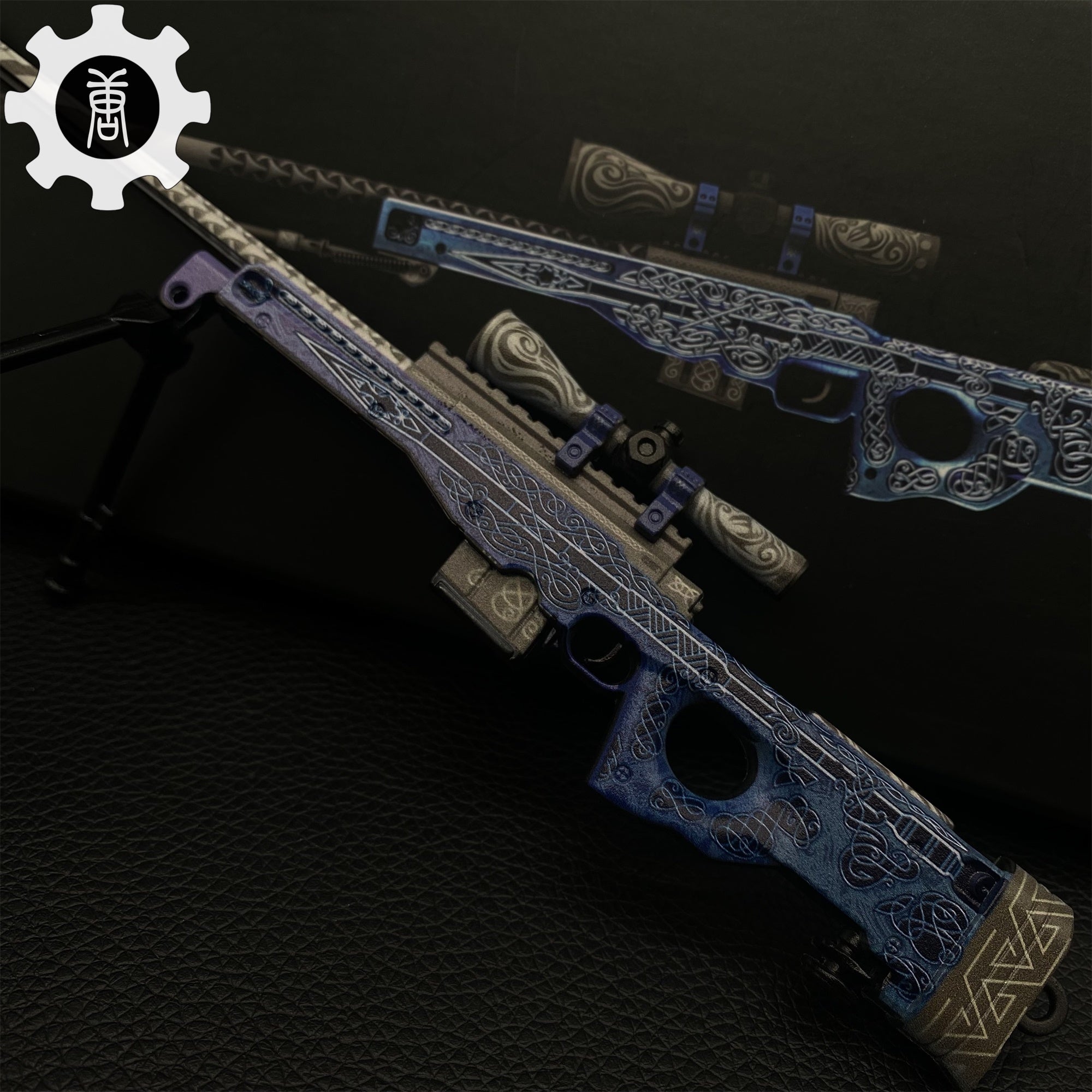 Dragon Lore & Gungnir AWP Miniature Metal Replica - Tophatter Daily Deals