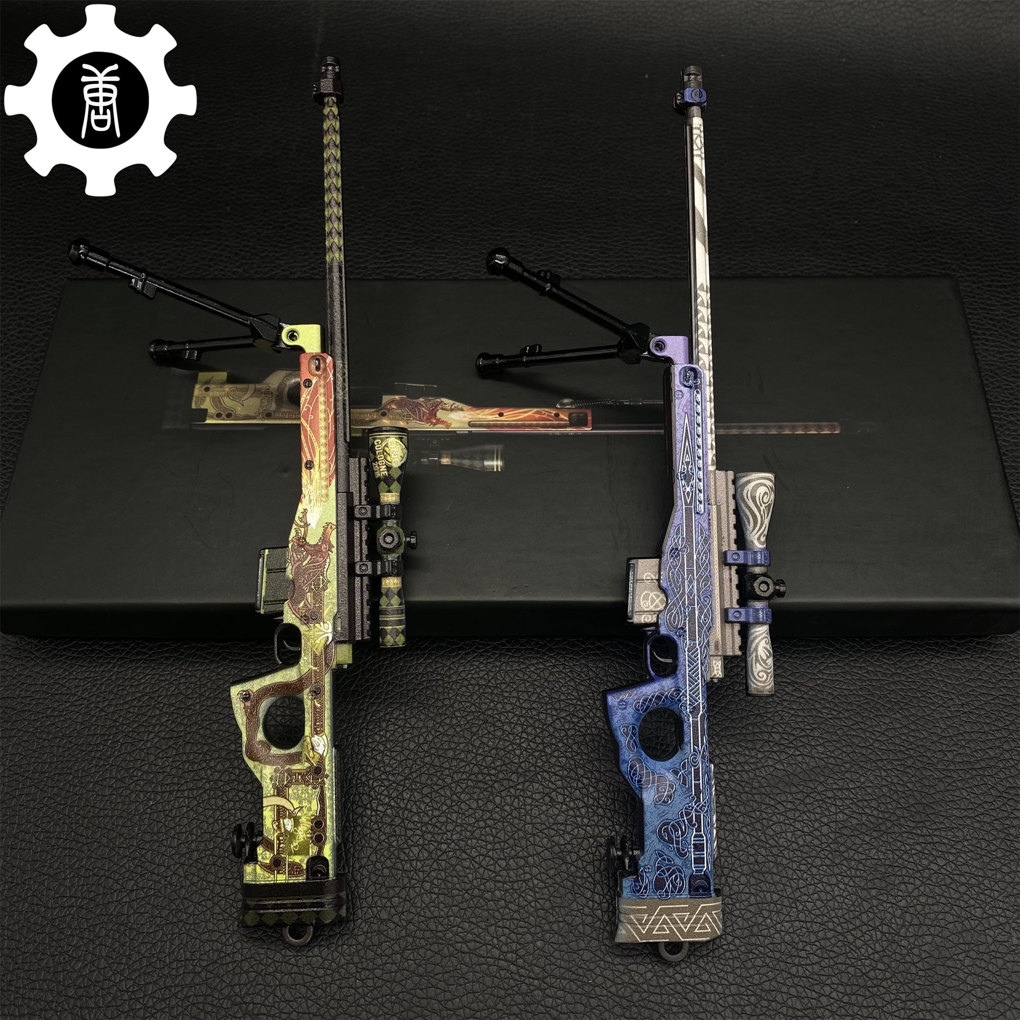 Dragon Lore & Gungnir AWP Miniature Metal Replica - Tophatter Daily Deals