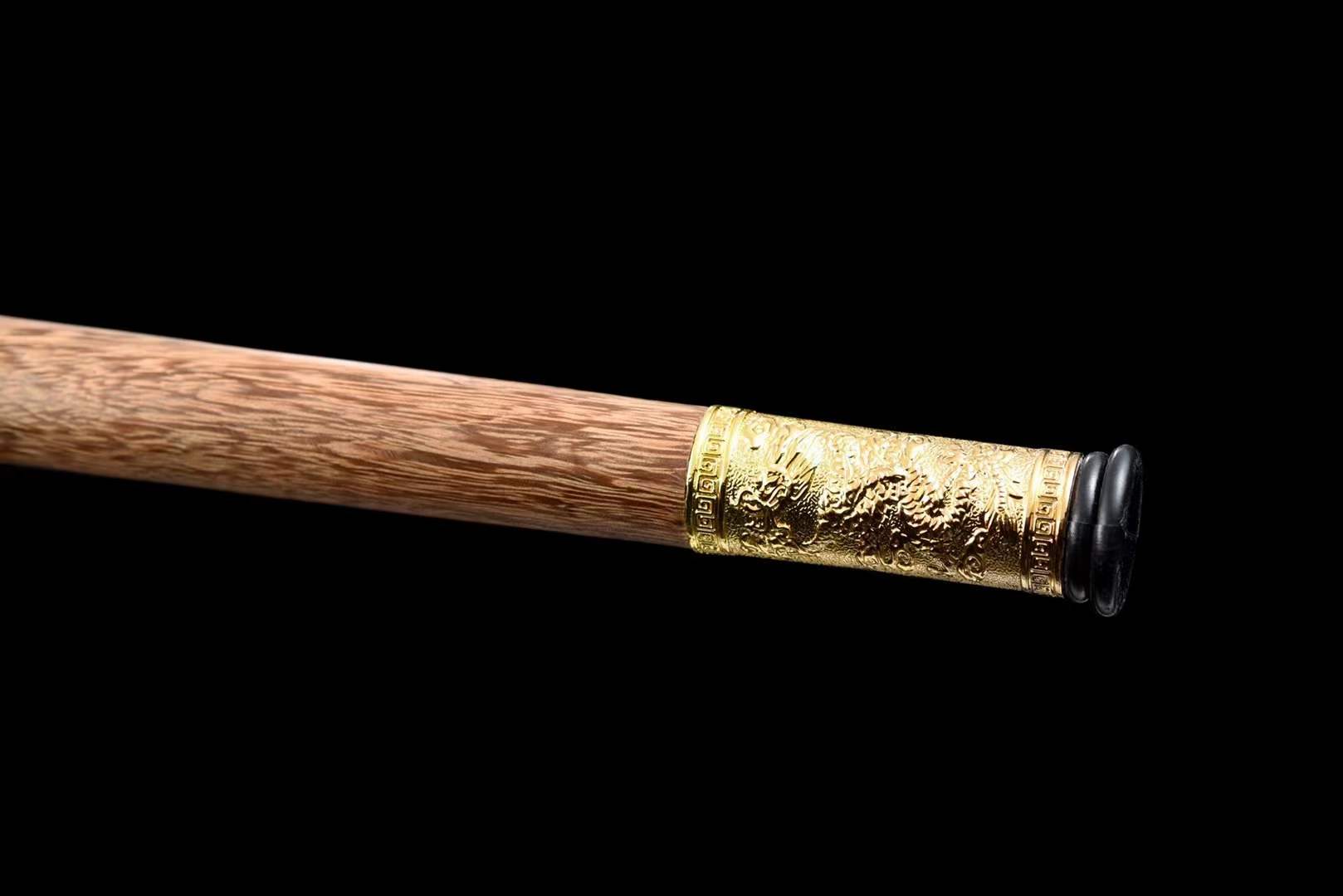 Dragon Pattern Alloy Gold Stainless Steel Cane Sword - Tophatter Daily Deals