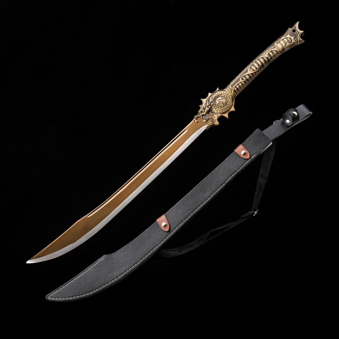 Dragon Roar Combat Blade Gold - Tophatter Daily Deals