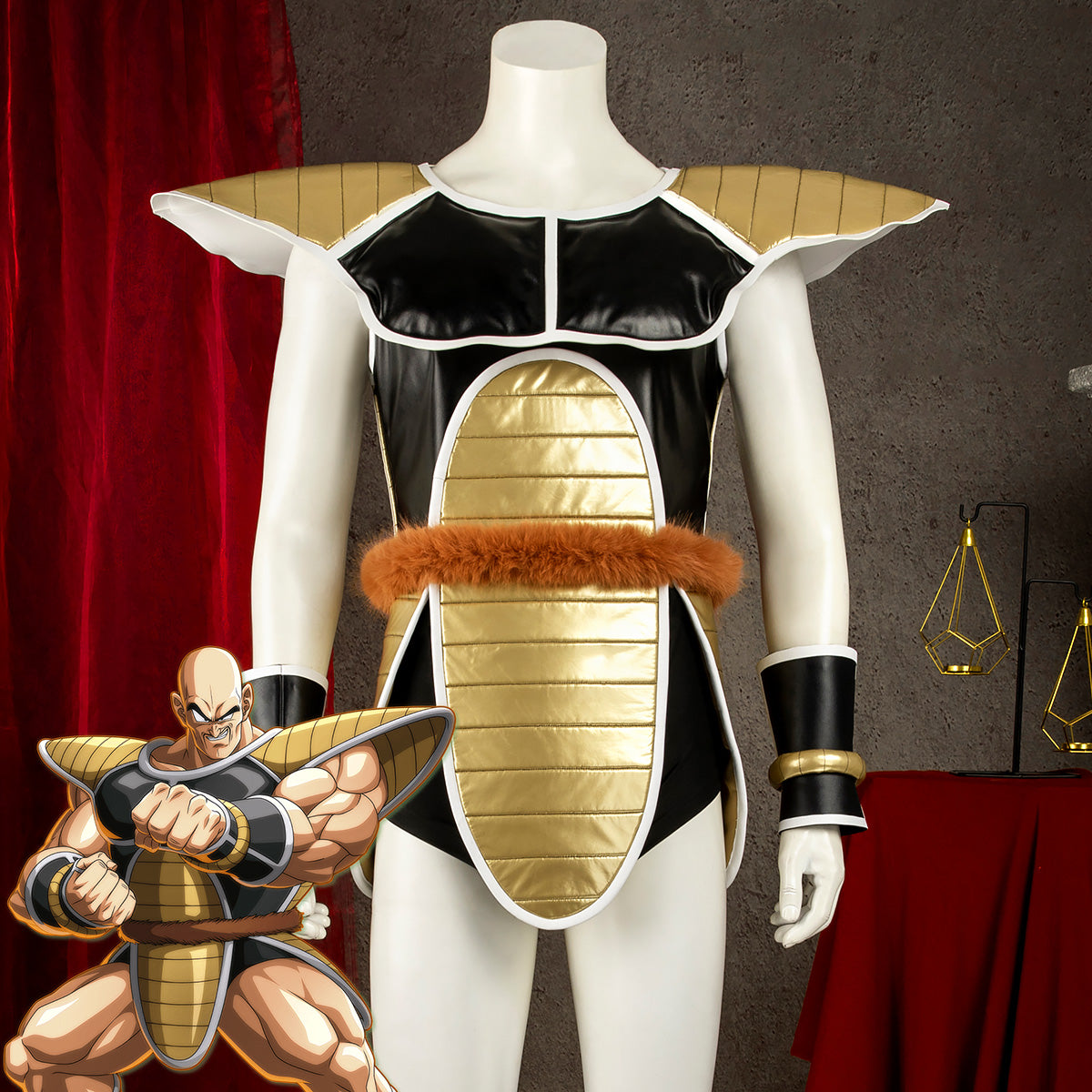 Dragon Ball Z Nappa Cosplay Costume Costume - Tophatter Daily Deals