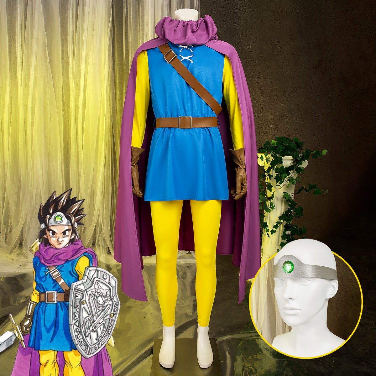 Dragon Quest III Hero Erdrick Cosplay Costume - Tophatter Daily Deals