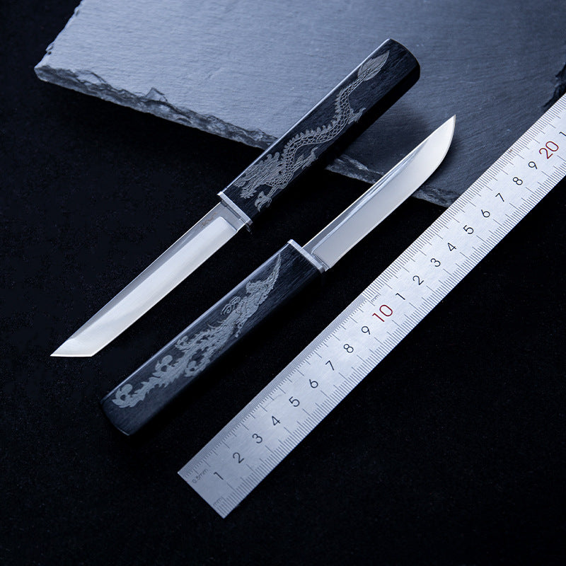 Dragon and phoenix fruit double sword Black - Tophatter Daily Deals