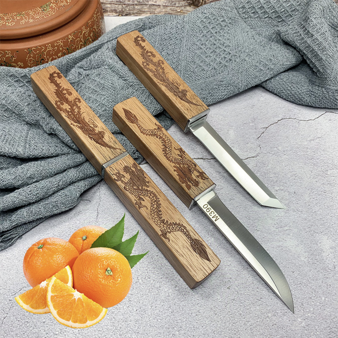 Dragon and phoenix fruit double sword - Tophatter Daily Deals