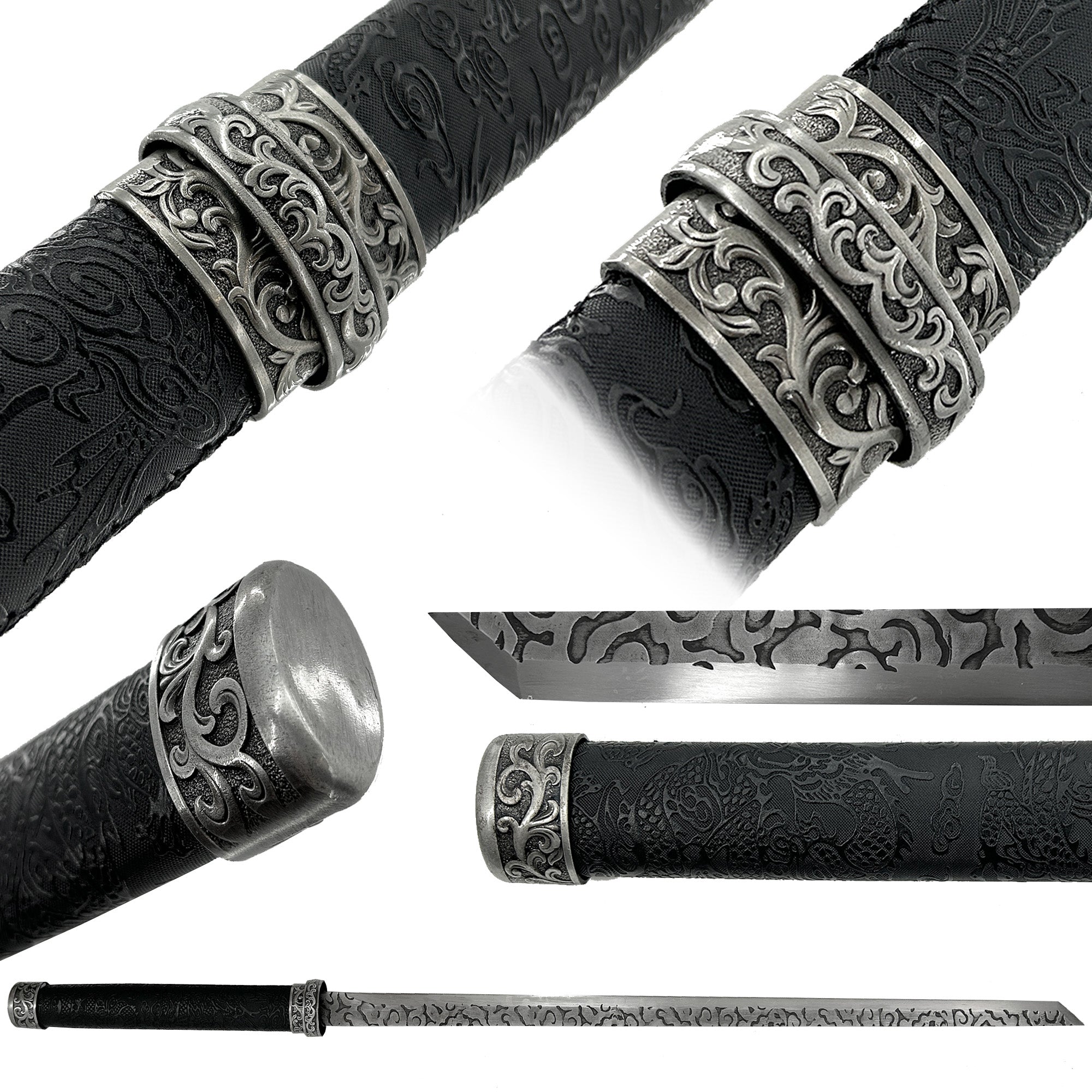 Dragon’s Lair Handforged Japanese Ninjato Sword Swords - Tophatter Daily Deals