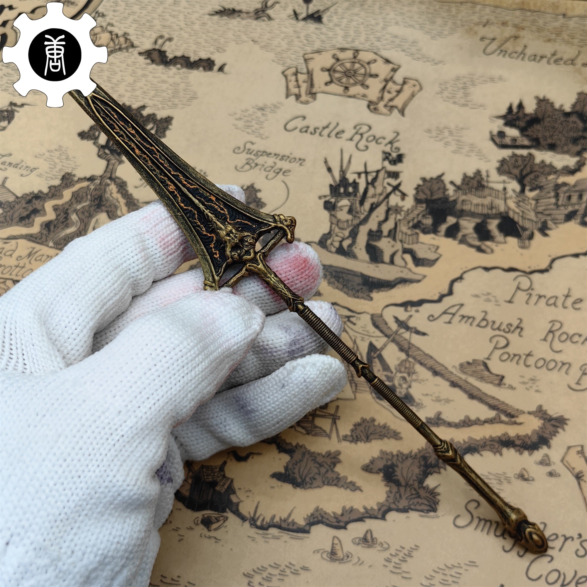 3D Printed 1: 12 Scale Dragonslayer Spear Replica - Tophatter Daily Deals