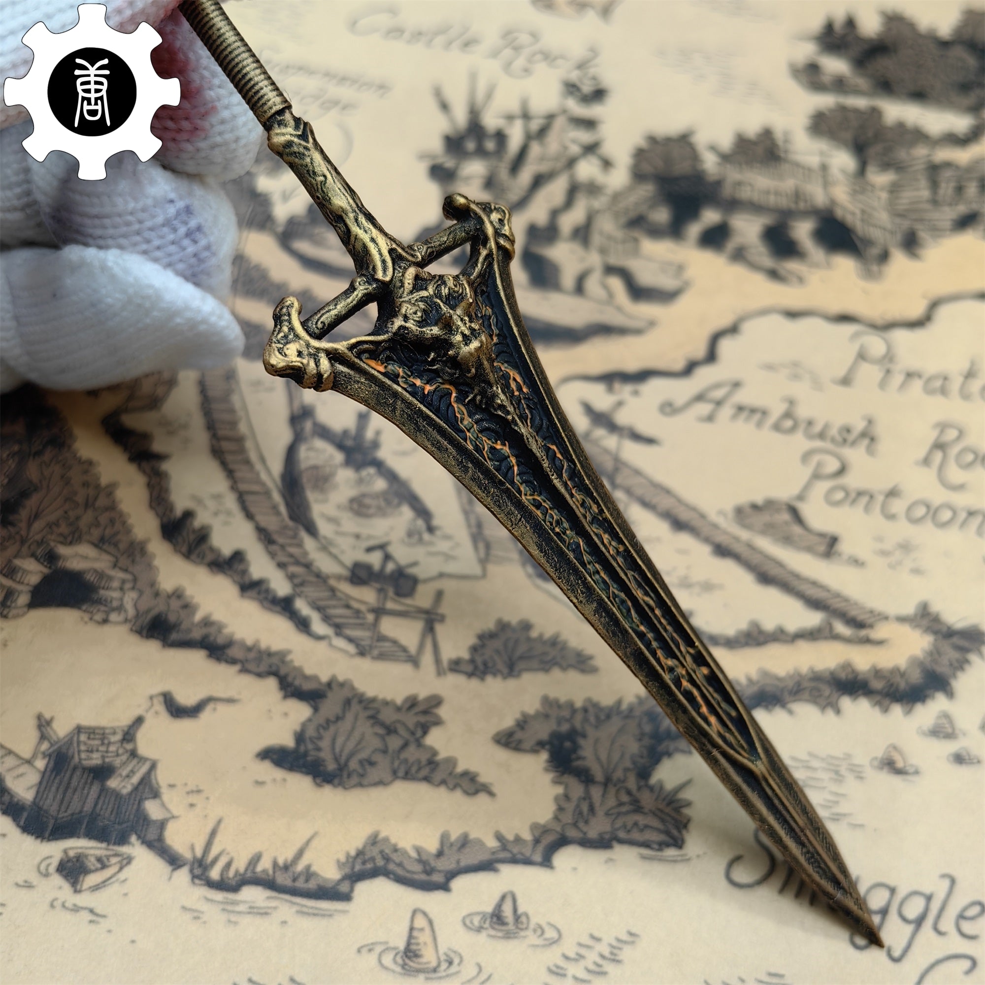 3D Printed 1: 12 Scale Dragonslayer Spear Replica - Tophatter Daily Deals