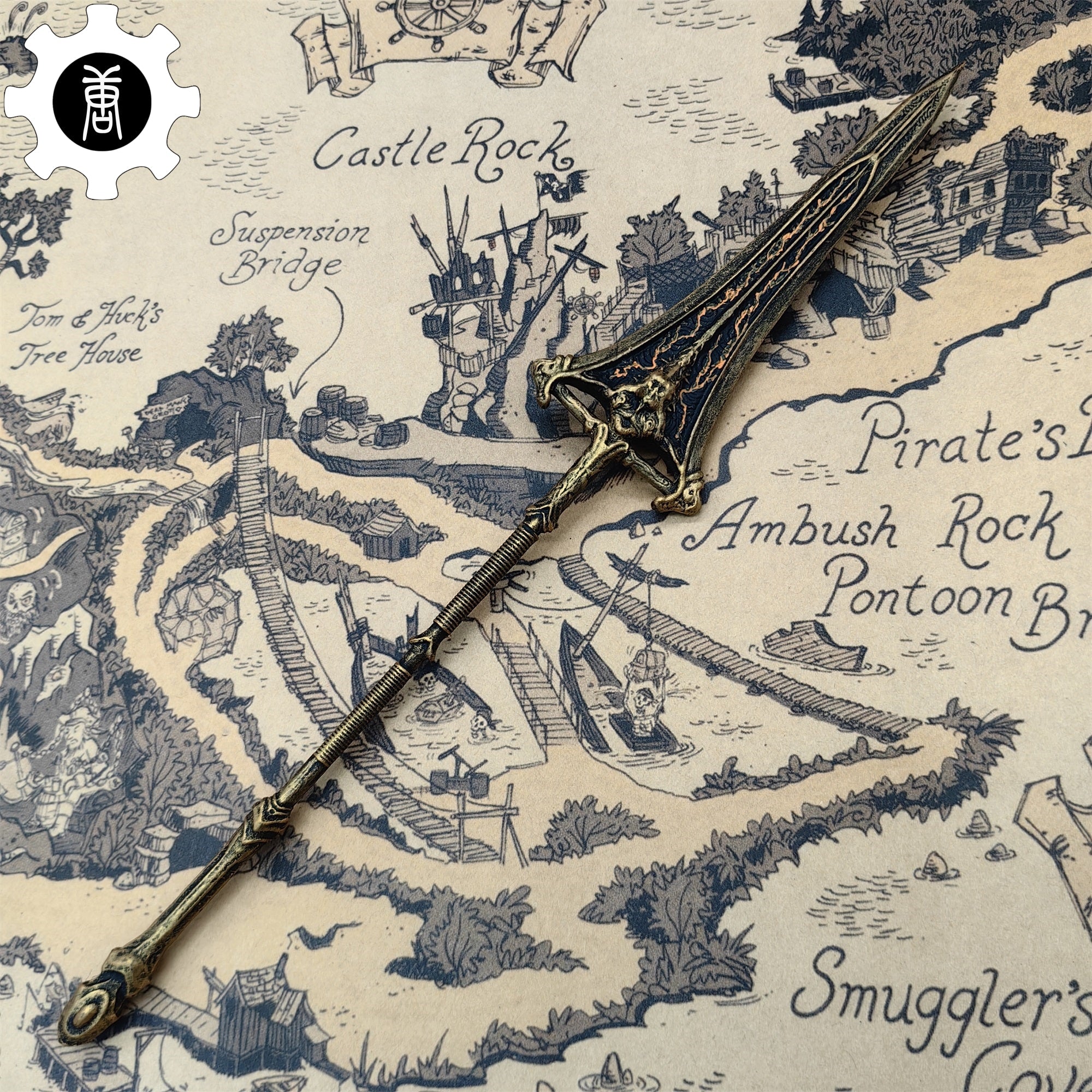 3D Printed 1: 12 Scale Dragonslayer Spear Replica - Tophatter Daily Deals