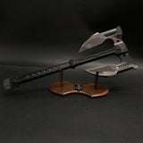 Unyielding Fury Dual-Bladed Battle Axe Metal Replica - Tophatter Daily Deals