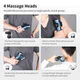 Hypervolt Massage Gun UK - Dual-head Deep Tissue Percussion Muscle Massager Handheld Massage Gun Personal Care - Tophatter Daily Deals