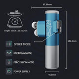 Hypervolt Massage Gun UK - Dual-head Deep Tissue Percussion Muscle Massager Handheld Massage Gun Personal Care - Tophatter Daily Deals