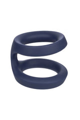Cal Exotics - Viceroy - Dual Silicone Cock Ring - Blue Sex Toy - Tophatter Daily Deals