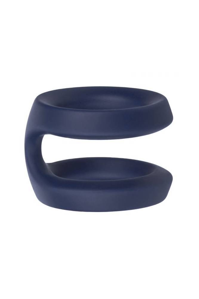 Cal Exotics - Viceroy - Dual Silicone Cock Ring - Blue Sex Toy - Tophatter Daily Deals