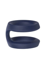 Cal Exotics - Viceroy - Dual Silicone Cock Ring - Blue Sex Toy - Tophatter Daily Deals
