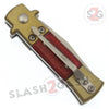 Mini Duck Stiletto Auto Knife Cali Legal Switchblade - Rosewood Knife-Auto - Tophatter Daily Deals