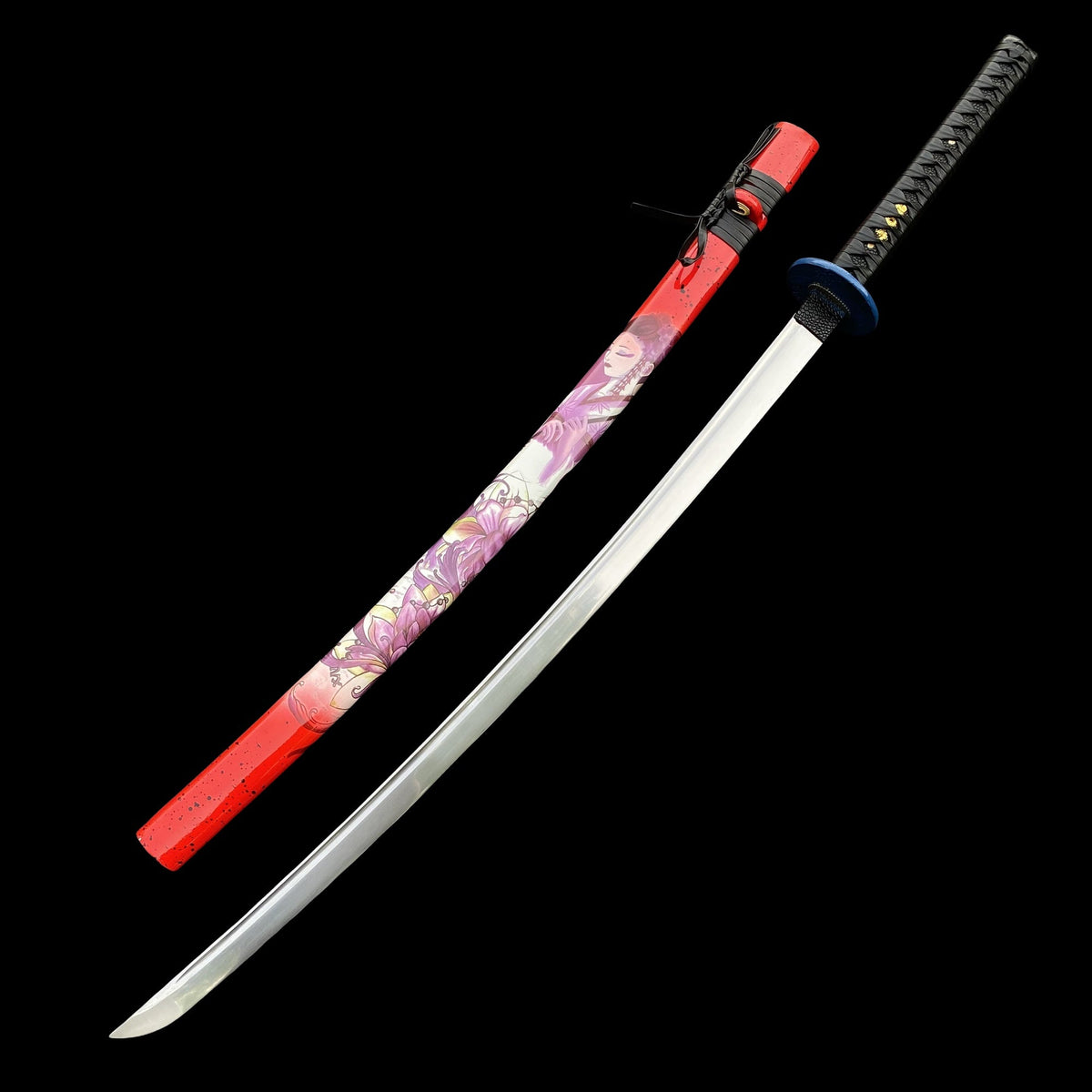 Traditional Japanese Katana - Geisha Edged (Sharp) - Tophatter Daily Deals