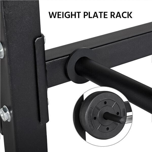Weight Plates Storage Rack - Steel Dumbbell Barbell Stand Heavy Duty Weight Plate Holder for Home Gym Fitness Dumbbeells rack - Tophatter Daily Deals
