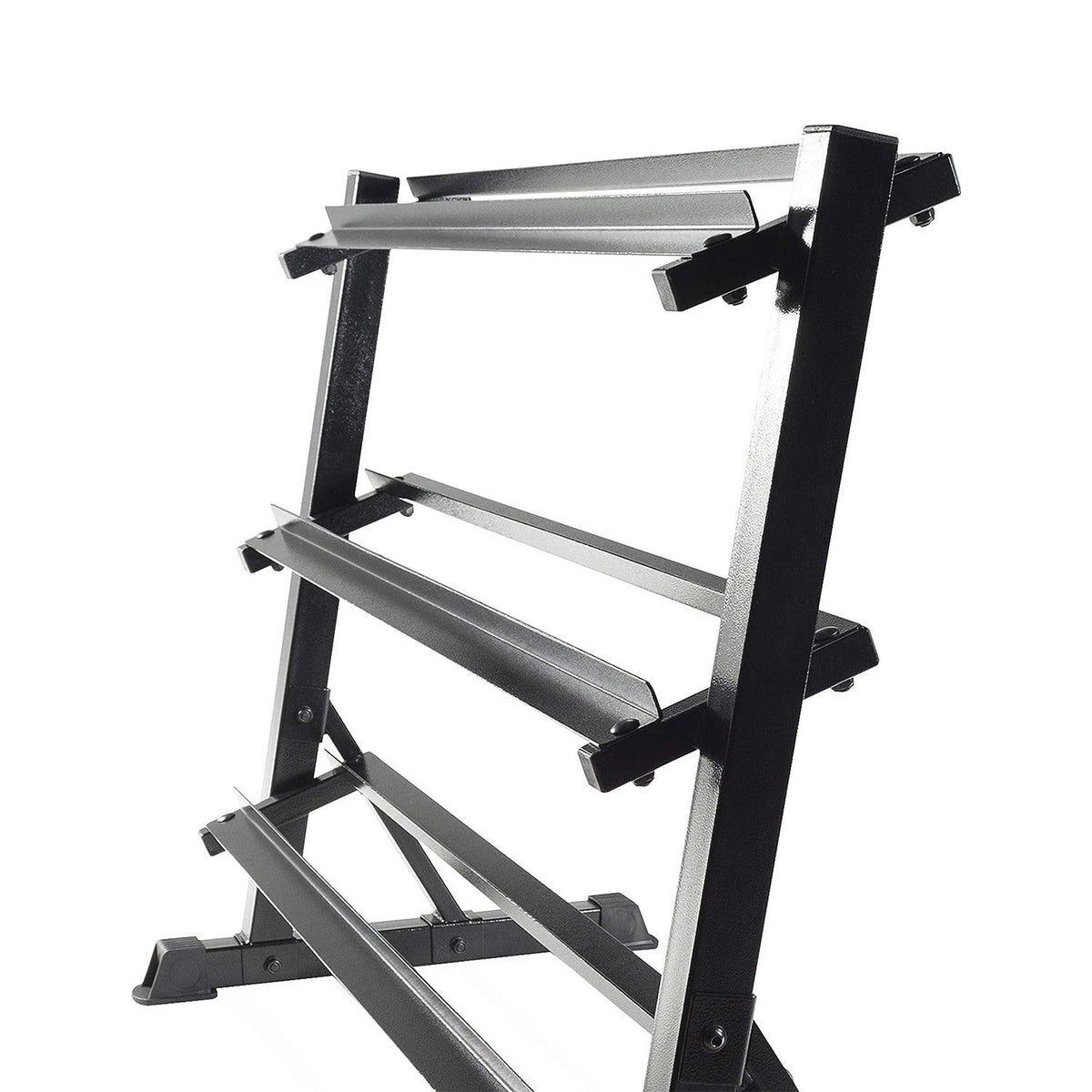 Three Tier Dumbbell Rack - Dumbbell Storage Rack Stand Hex Weight Heavy Duty 3 Tier Wide Home Gym fitness 1000lbs Exercise & Fitness Equipment Manuals - Tophatter Daily Deals