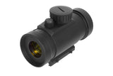 Airsoft Red Dot Scope - Plastic, Illuminated Crosshair w/ Rail Mount Airsoft-Accessories/Scopes - Tophatter Daily Deals