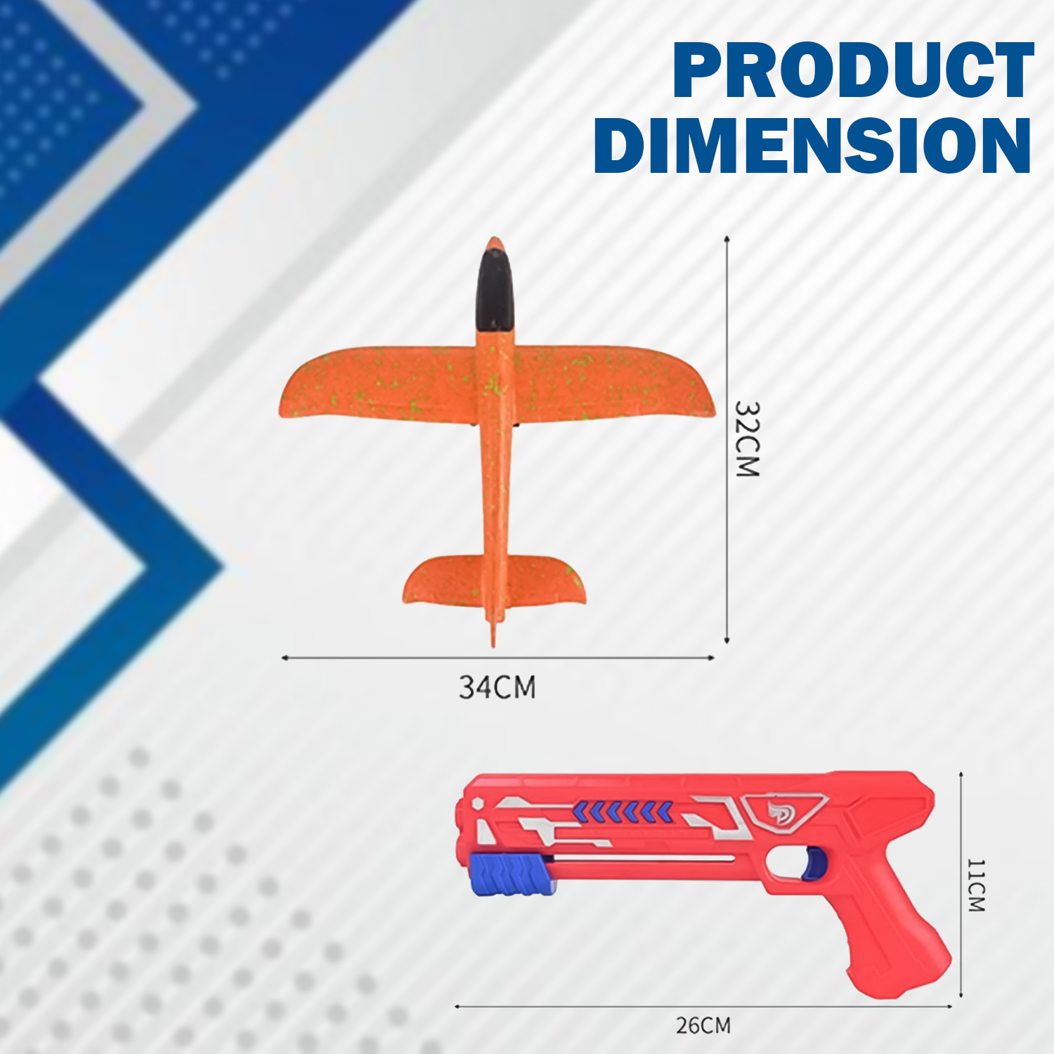Airplane Launcher Toy – Kids 2 Flight Mode Airplane EPP Foam Gliders Fly Toy Catapult Launcher Gun Set Airplane Launcher Toy - Tophatter Daily Deals