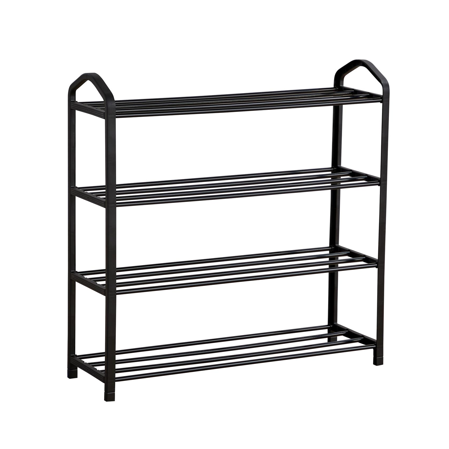 Shoe Storage Rack – Space-Saving Metal Multi-Tier Organizer Shelf for Entryway, Closet or Hallway 4 Tier Shoe Rack Shoe storage rack - Tophatter Daily Deals