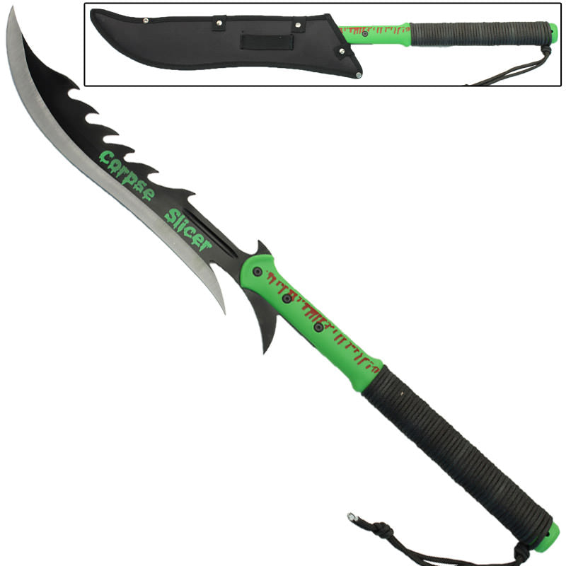 Dwarfed Mercy Kill Corpse Slicer Guan Doa Sword - TOPHATTER'S ARMORY DEALS Collectible Weapons - Tophatter Daily Deals