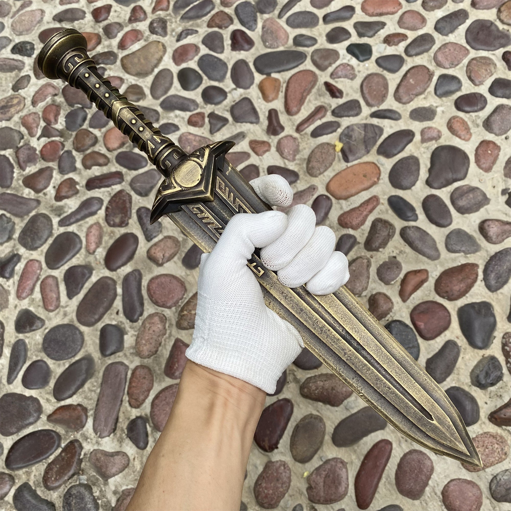 IRL Skyrim Dwarven Dagger Brass Replica - Tophatter Daily Deals