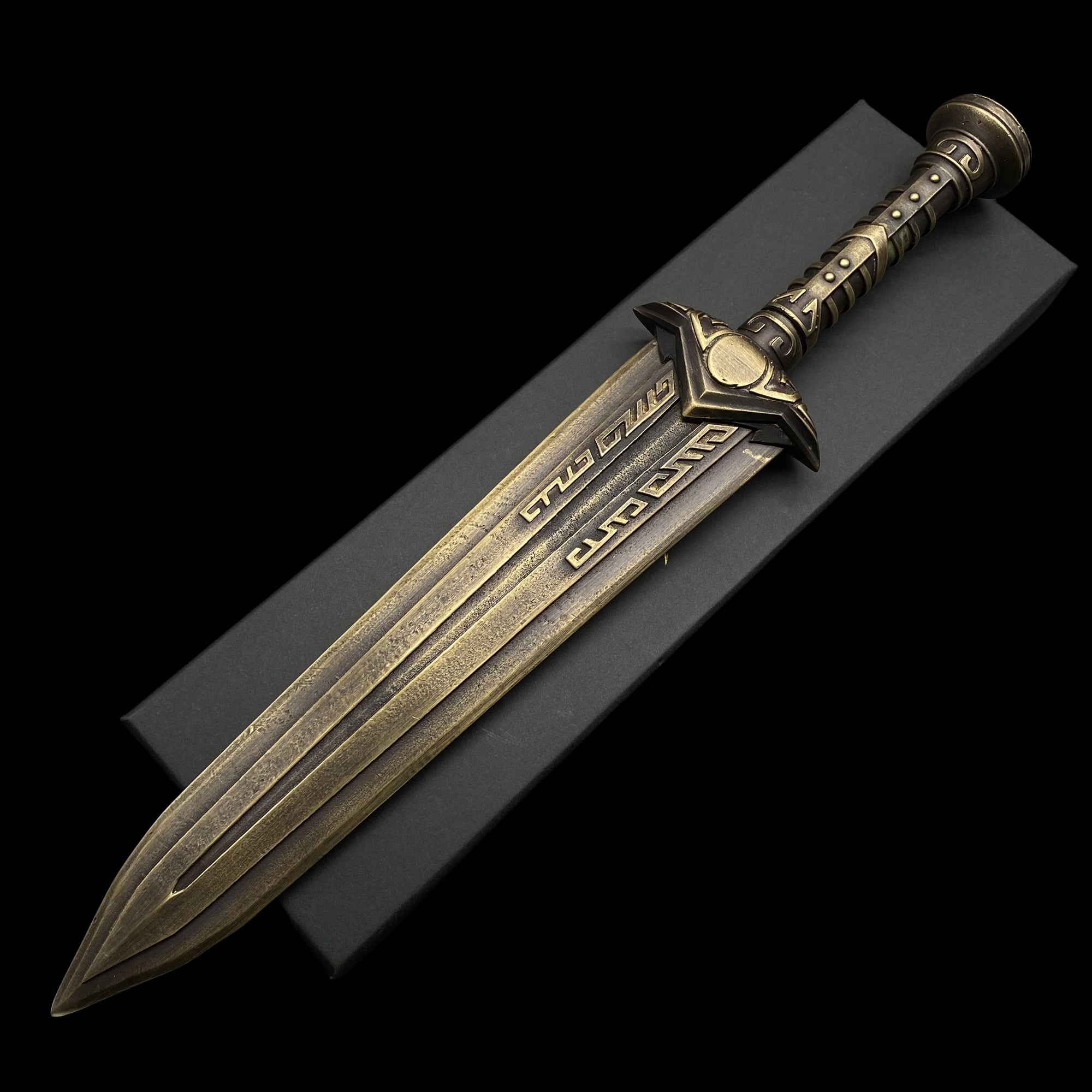 IRL Skyrim Dwarven Dagger Brass Replica - Tophatter Daily Deals
