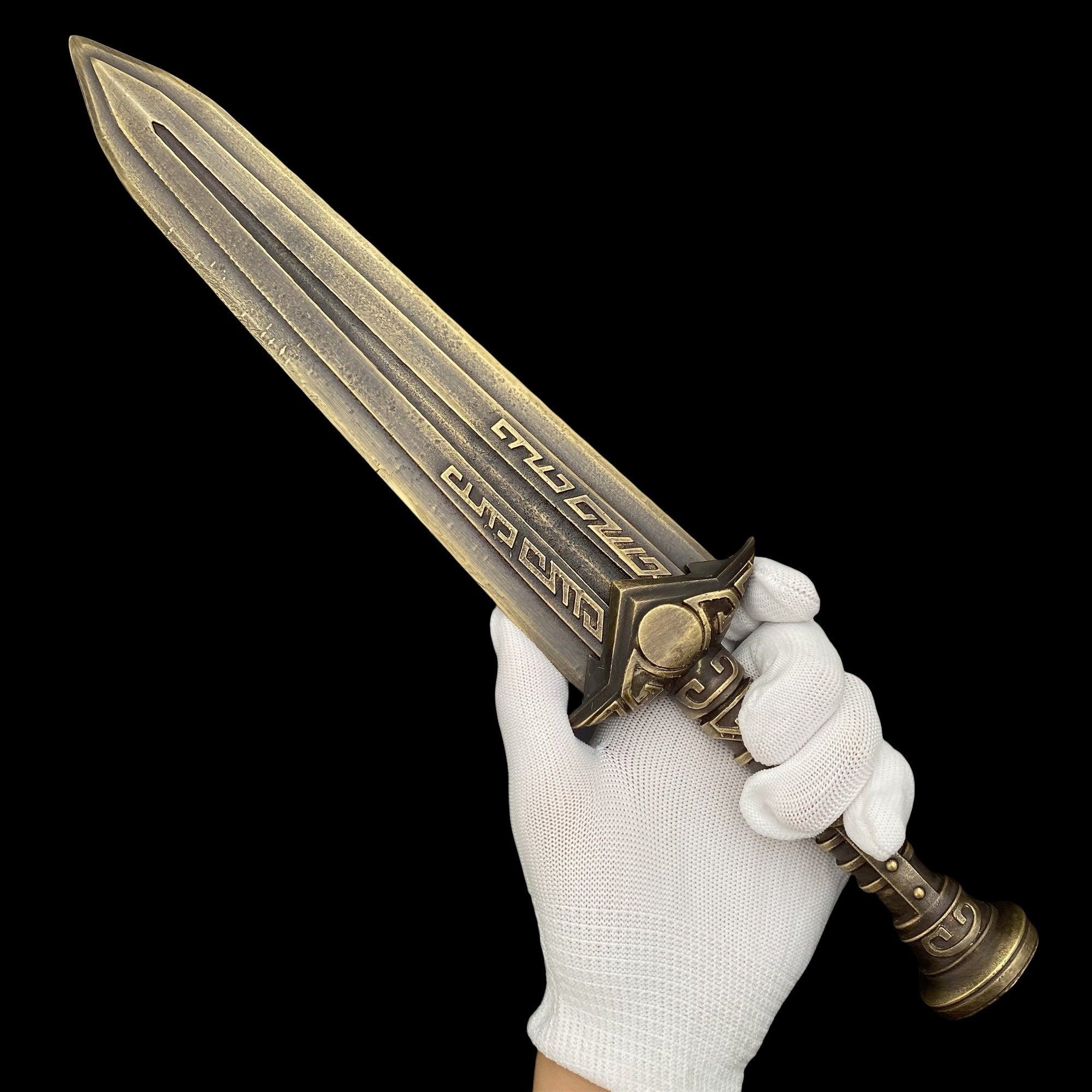 IRL Skyrim Dwarven Dagger Brass Replica - Tophatter Daily Deals
