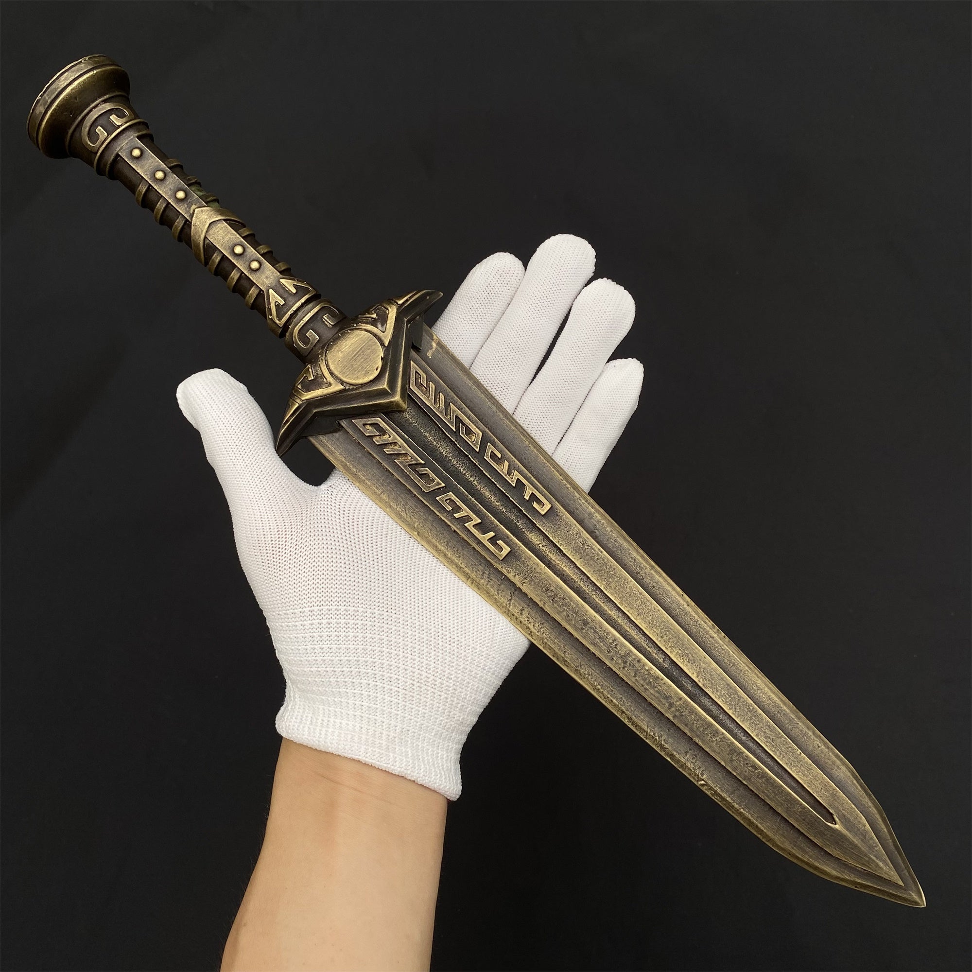 IRL Skyrim Dwarven Dagger Brass Replica - Tophatter Daily Deals