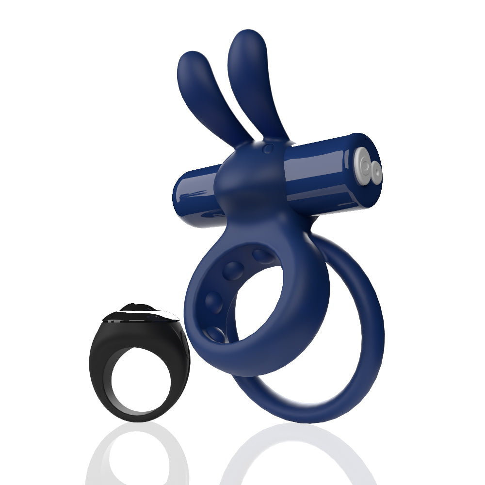 Ohare Remote Control (Blue) – Waterproof Rechargeable Wearable Rabbit Vibrator with Double-Ring Design > Sex Toys > Couples Toys - Tophatter Daily Deals