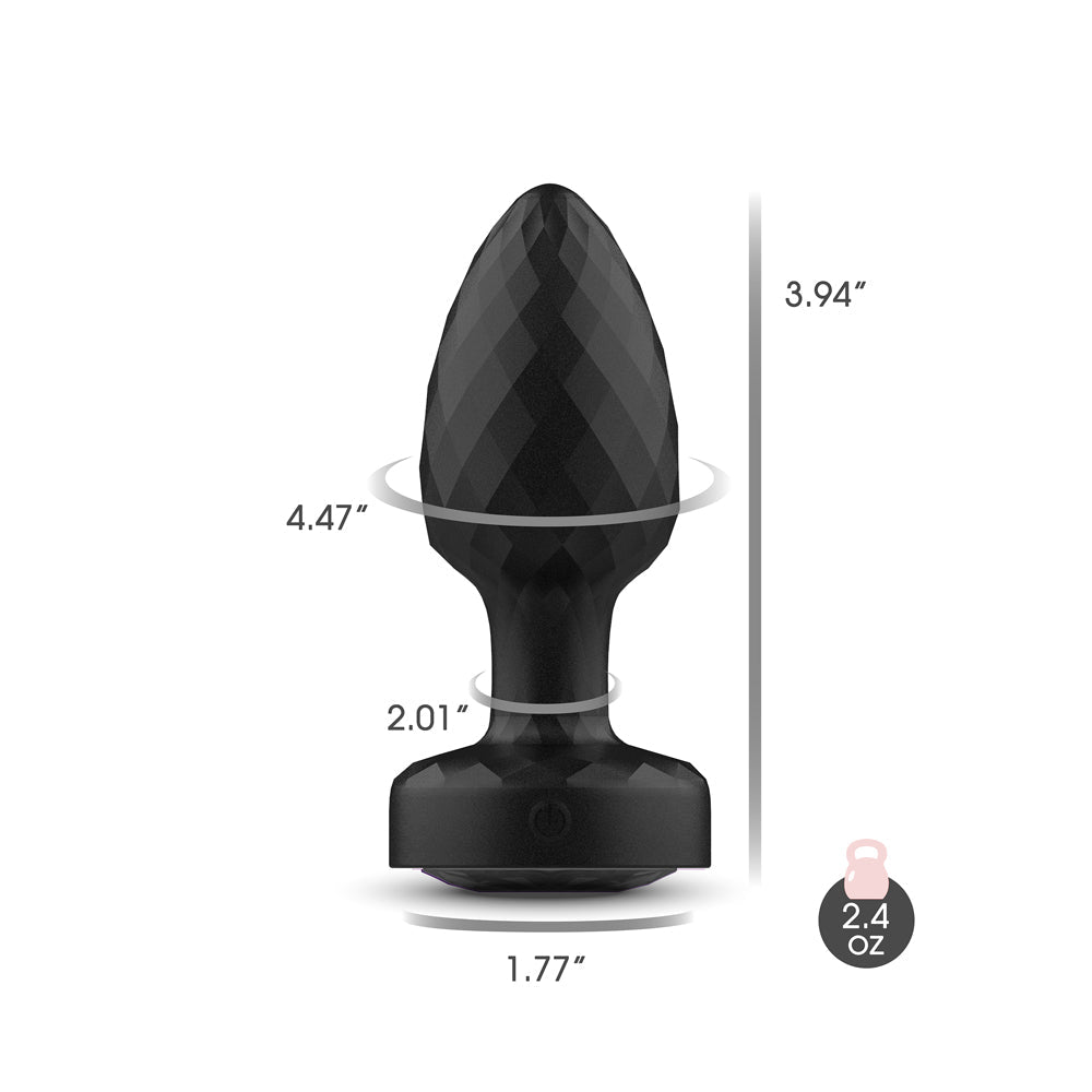 Cheeky Charms Twila – Light-Up Rotating Vibrating Anal Plug with Remote > Anal Range > Vibrating Butt Plugs - Tophatter Daily Deals