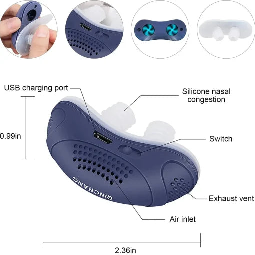 Micro CPAP Travel Machine Hoseless Anti Snoring Device - Tophatter Daily Deals