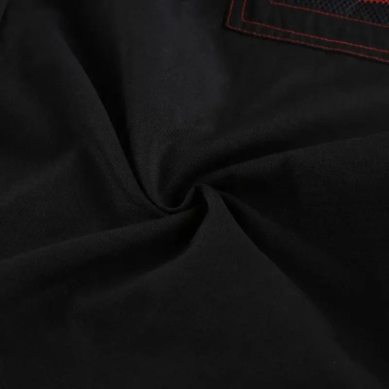 E-girl Gothic Grunge Cargo Pants Bandage Women Vintage Dark Academia Baggy Trousers Sweatpants Punk Hip Hop Streetwear - Tophatter Daily Deals