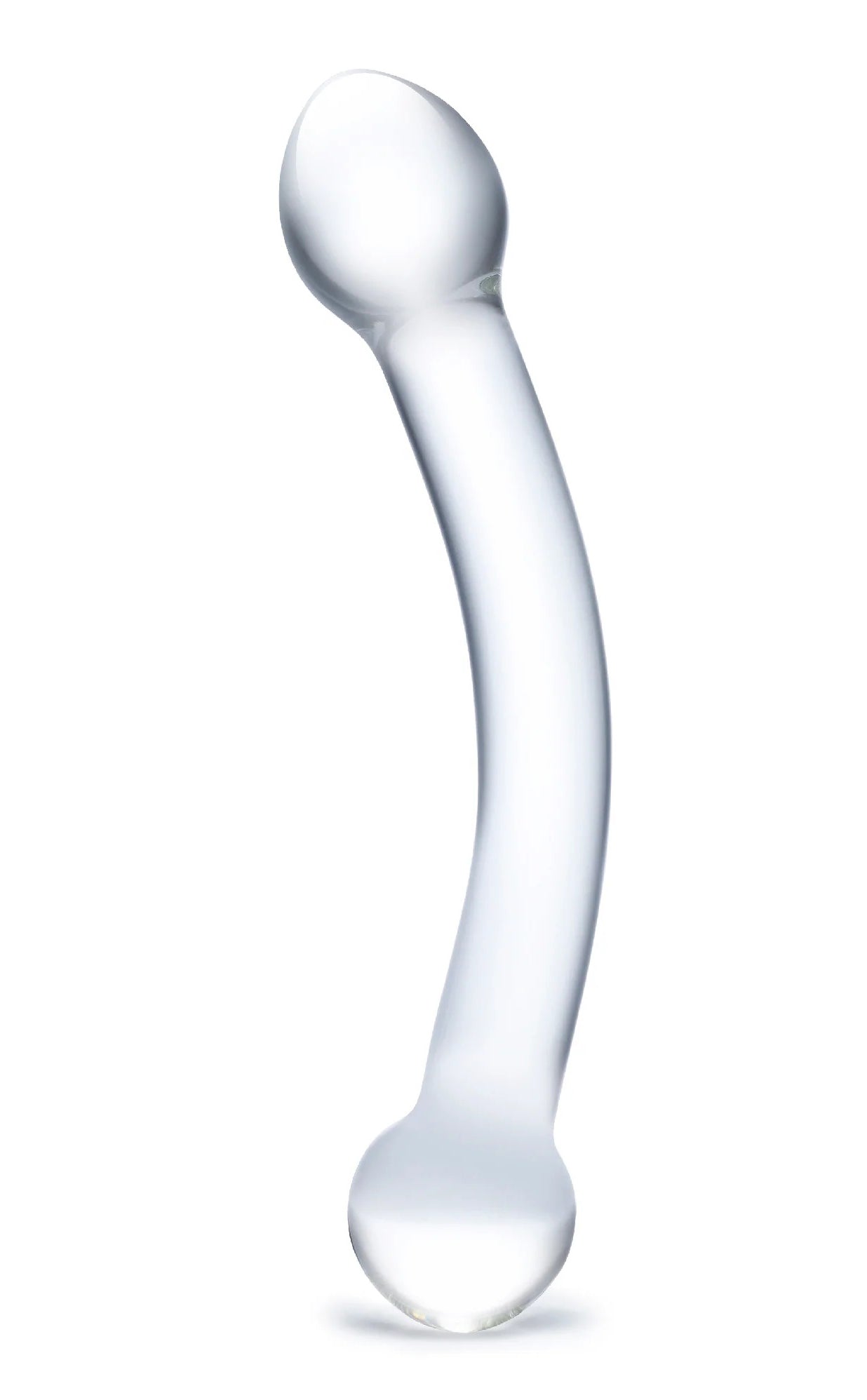 Electric Eel Glas 7 Inch Curved Glass G Spot Stimulator > Glass > Dildos - Tophatter Daily Deals
