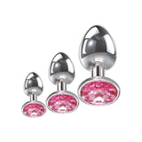 Adam & Eve Pink Gem Anal Plug Set – Metallic Butt Plugs in 3 Sizes > Anal Range > Jewel Butt Plugs - Tophatter Daily Deals