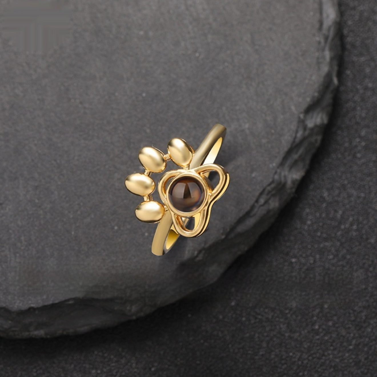 Paw Rings™️ (adjustable) Gold - Tophatter Daily Deals