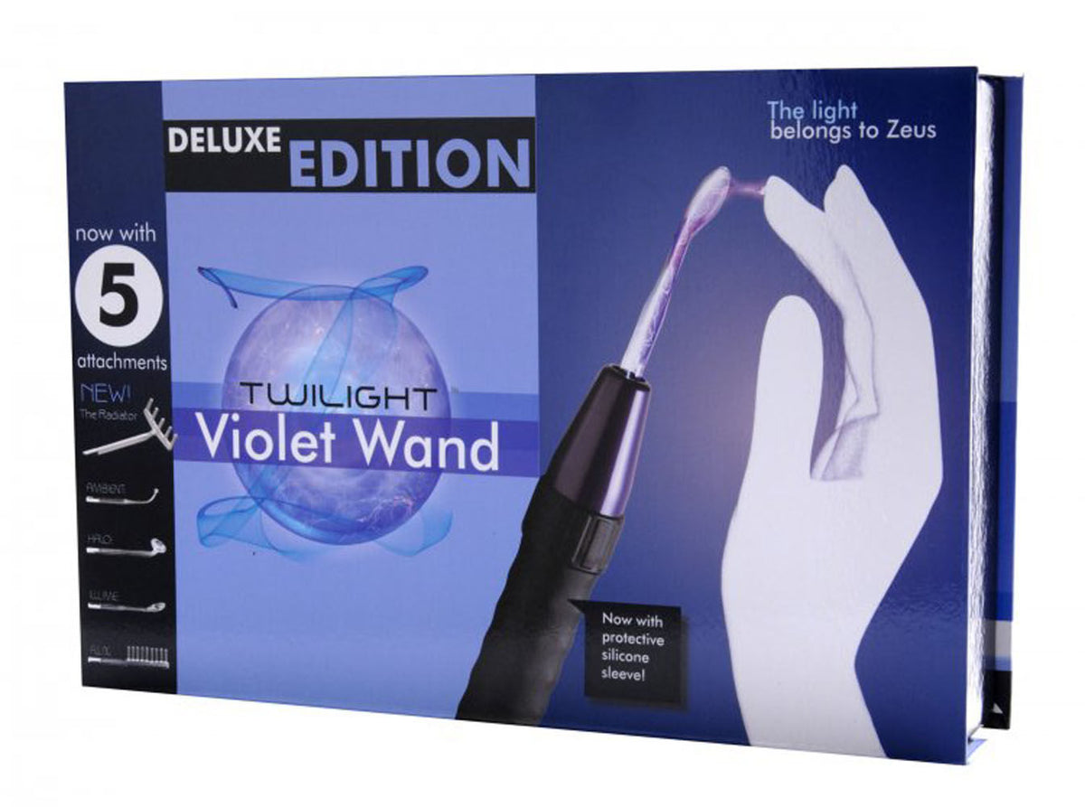 Zeus Deluxe Edition Twilight Violet Wand Kit (Violet) – Electro Stimulation Wand E-STIM TOYS - Tophatter Daily Deals
