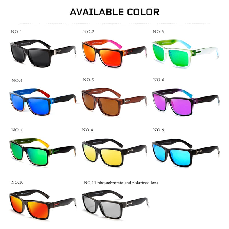 Revamp Of Sport Men Sunglasses Polarized KDEAM Shockingly Colors Sunglasses - Tophatter Daily Deals