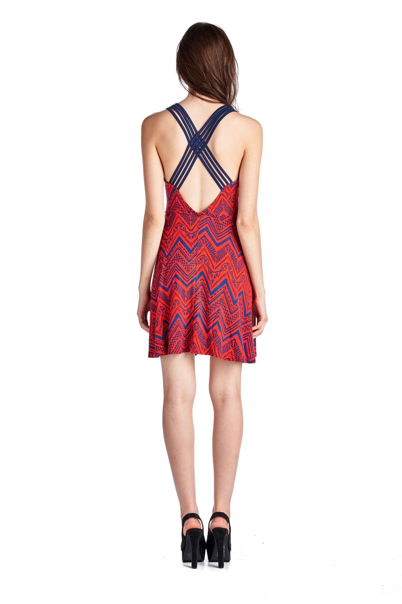Women's Printed Jersey Dress Dresses / Midi - Tophatter Daily Deals
