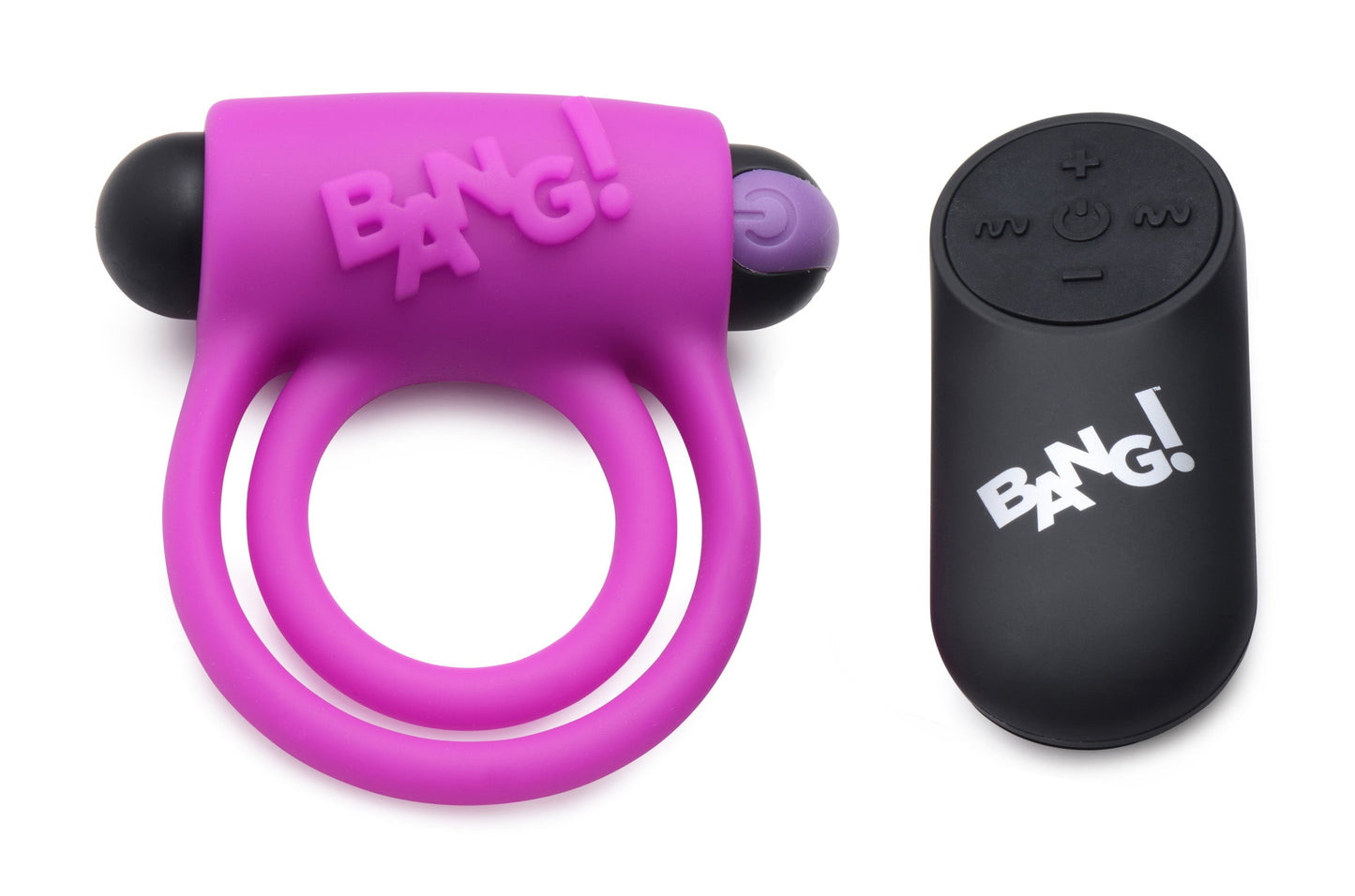 Bang Silicone Cock Ring and Bullet - Vibrating Cock Ring with Wireless Remote in Black > Cock Ring > Vibrating - Tophatter Daily Deals