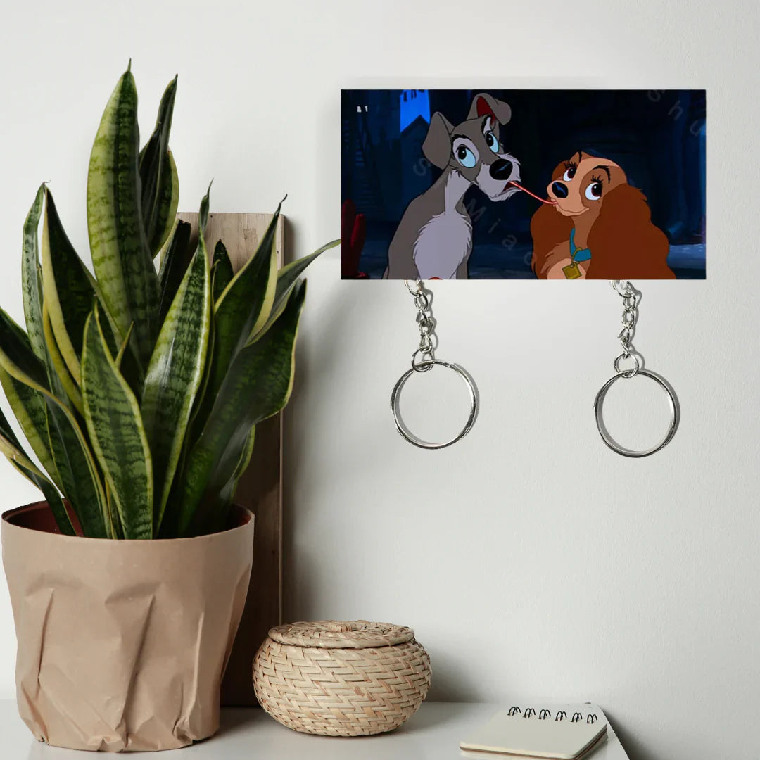 Couples Keychains™️ Lady & The Tramp - Tophatter Daily Deals