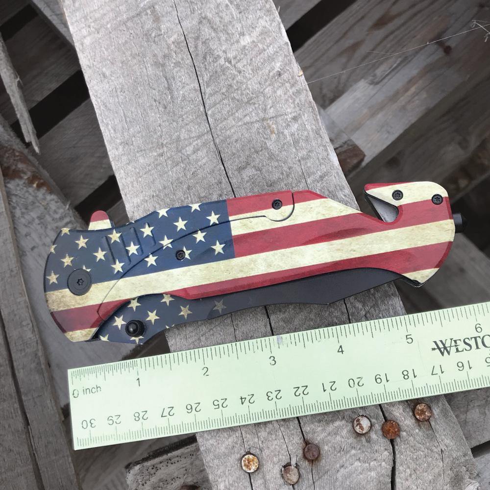 American Flag 10.5" Knife Knife - Tophatter Daily Deals